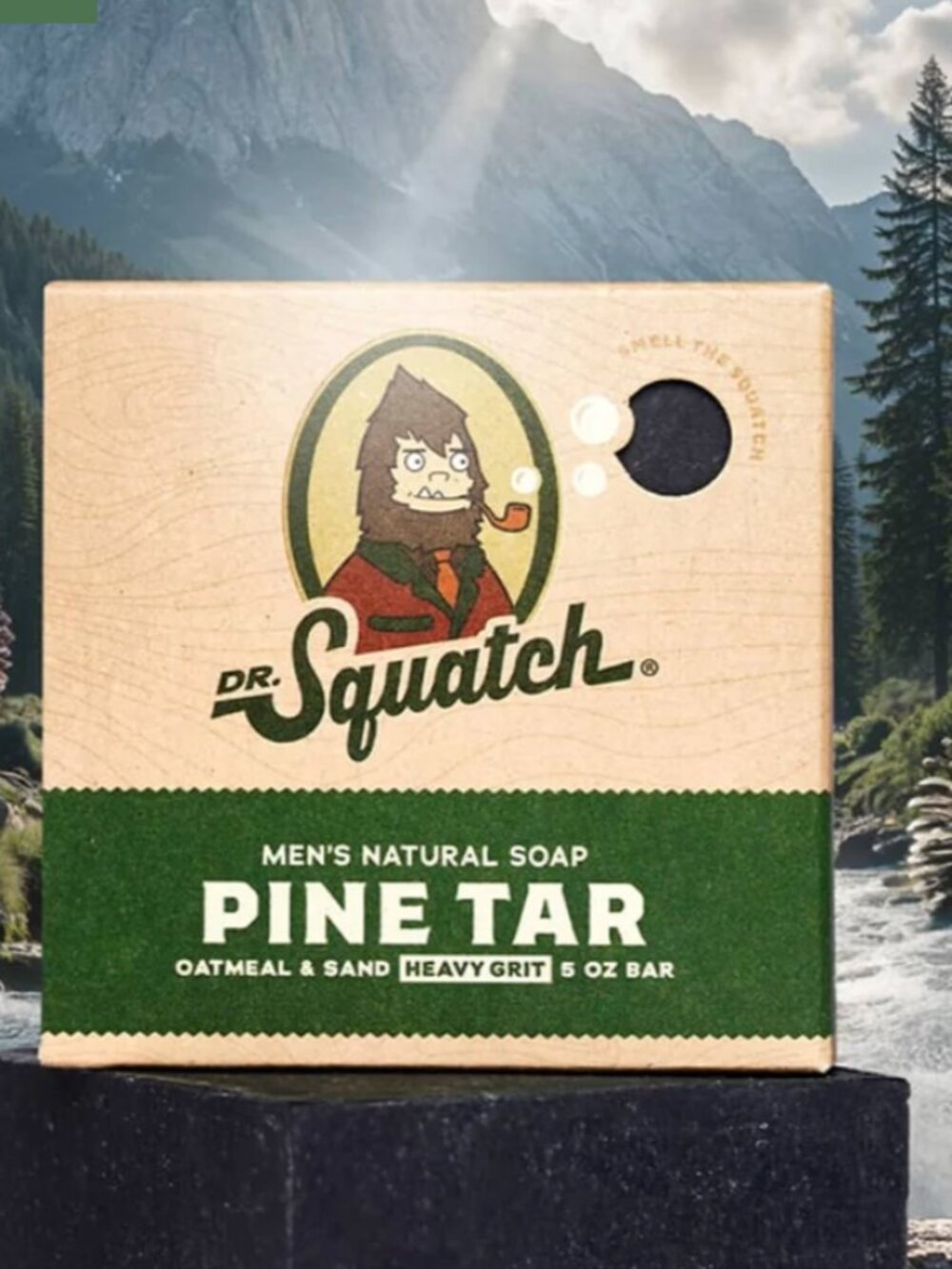 5 NWT DR Squatch Men's Soap: Pine Tar Scent (5 oz)